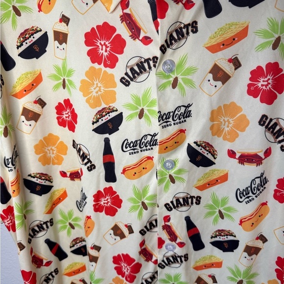 San Francisco Giants Hawaiian Foodie Shirt - Picture 4 of 5